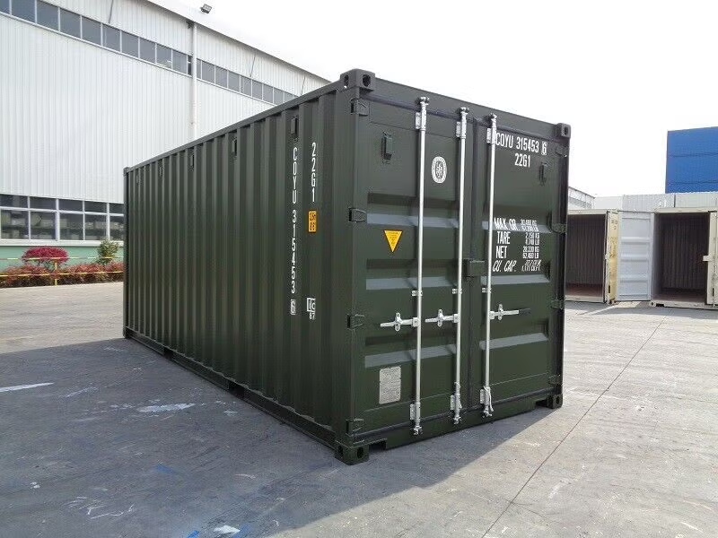 Neuer OWU-Lagercontainer – Dunkelgrün RAL 6007