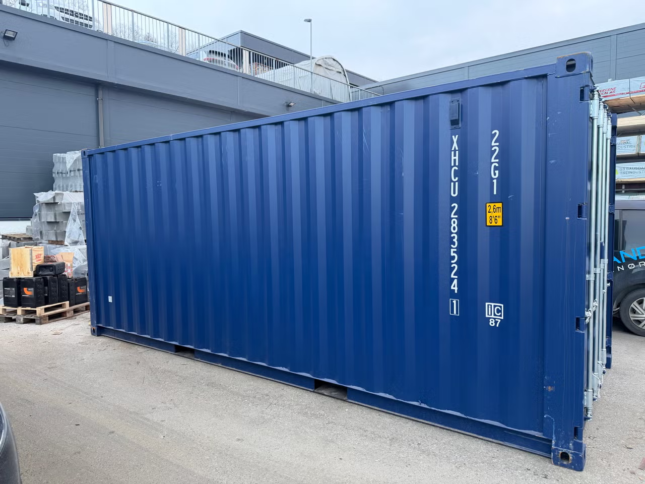 20-Fuß-Container mit Stirnöffnung