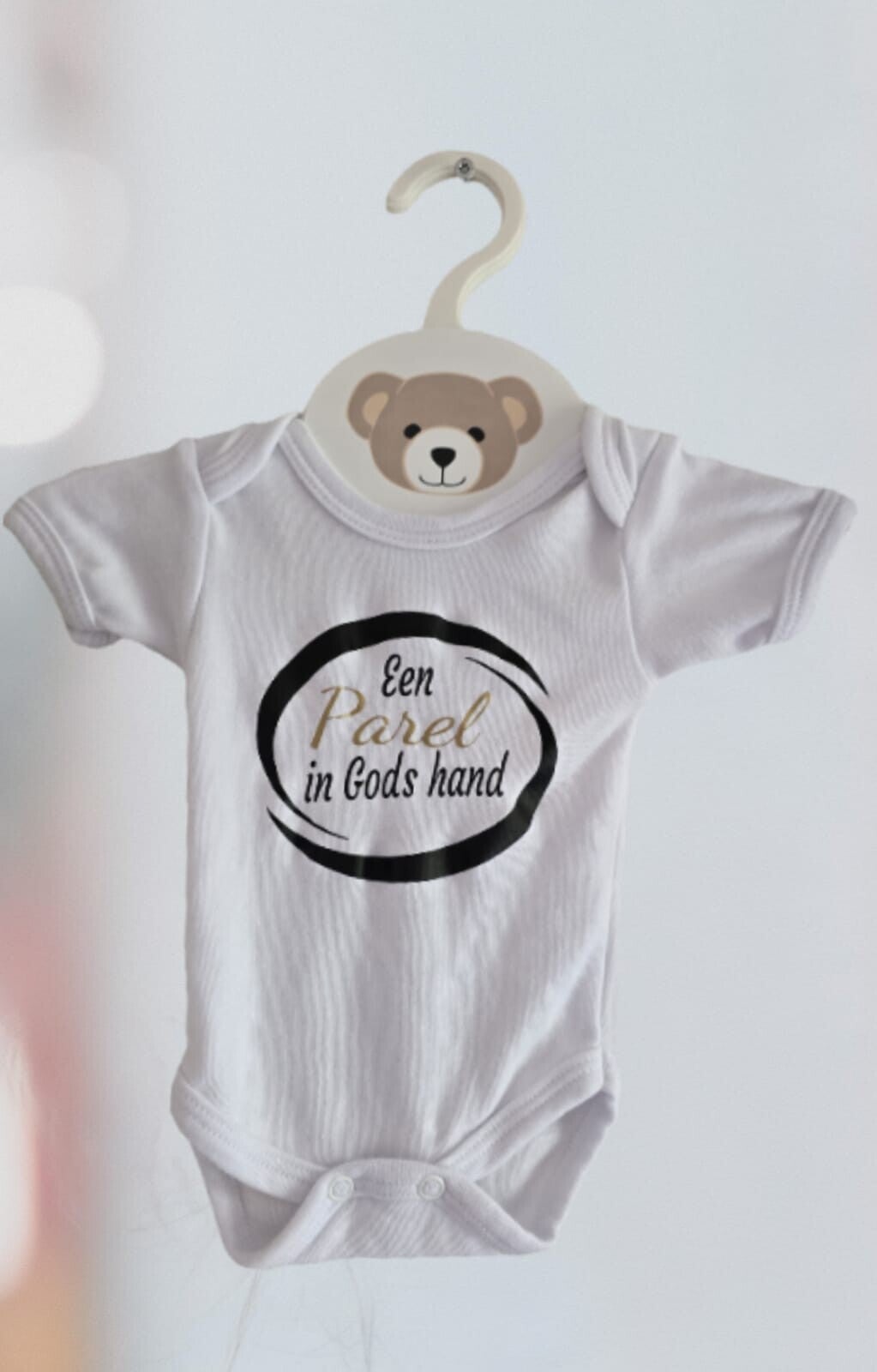 Babyromper – "Een Parel in Gods hand"