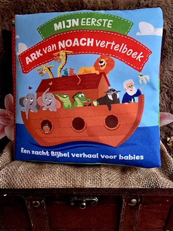 Mijn eerste Ark van Noach vertelboek – Zacht Bijbelverhaal voor baby's