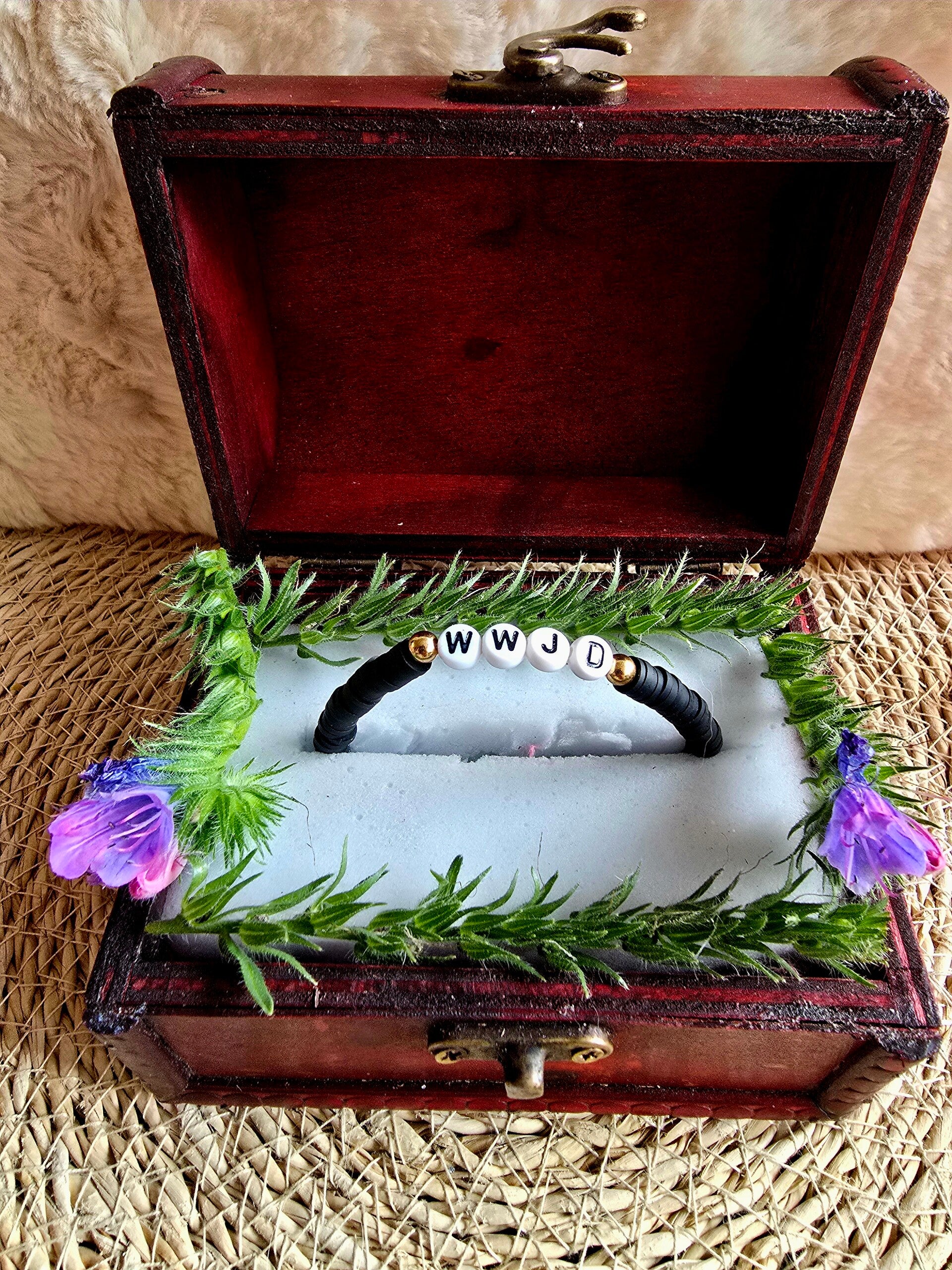 Armbanden WWJD - Schijfkralen