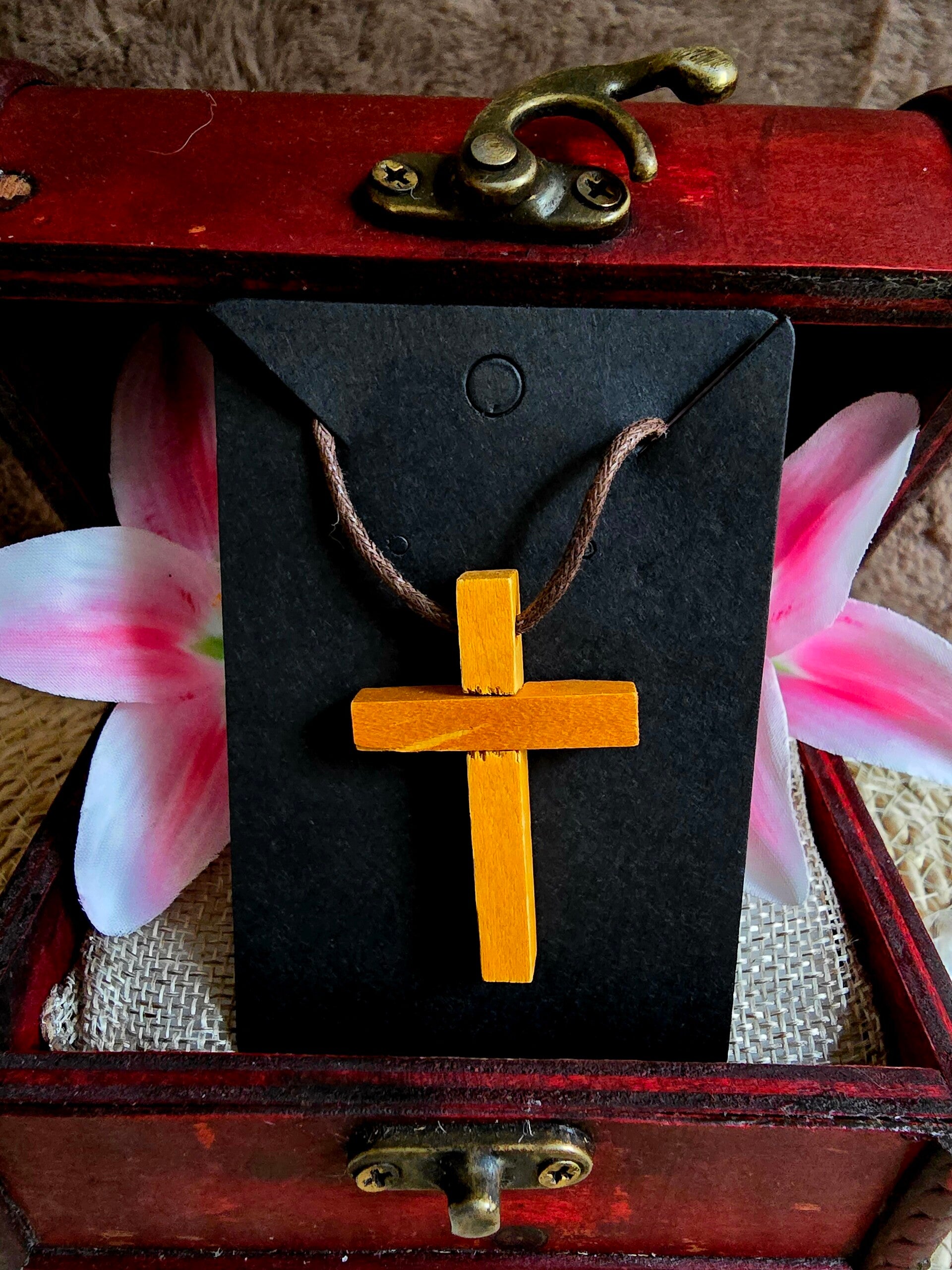 Houten Kruis Ketting - Een Bijzonder Kadootje