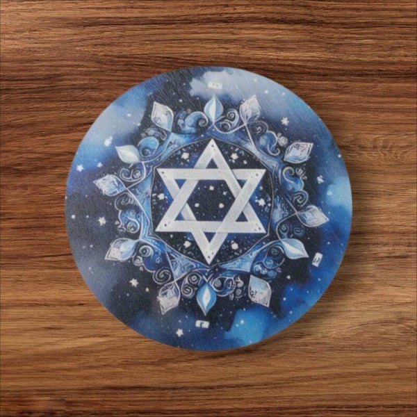 Ronde Onderzetters / Wandborden met Joodse & Bijbelse Symboliek