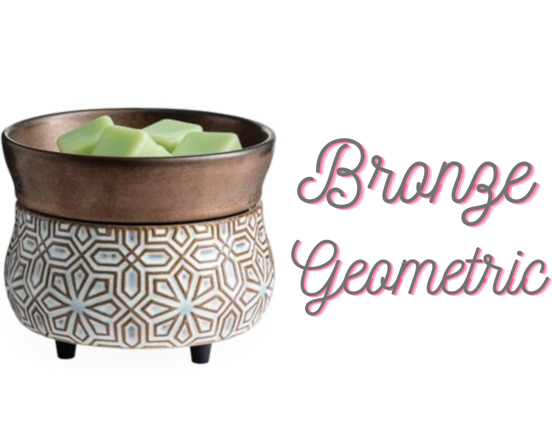 Candle warmer Bronze Geomatric