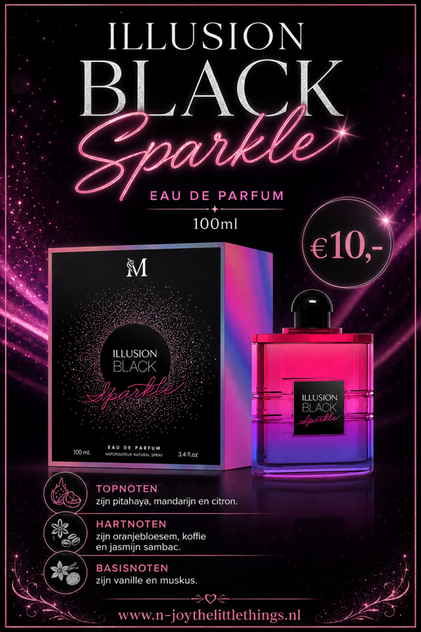 Illusion Black Sparkle