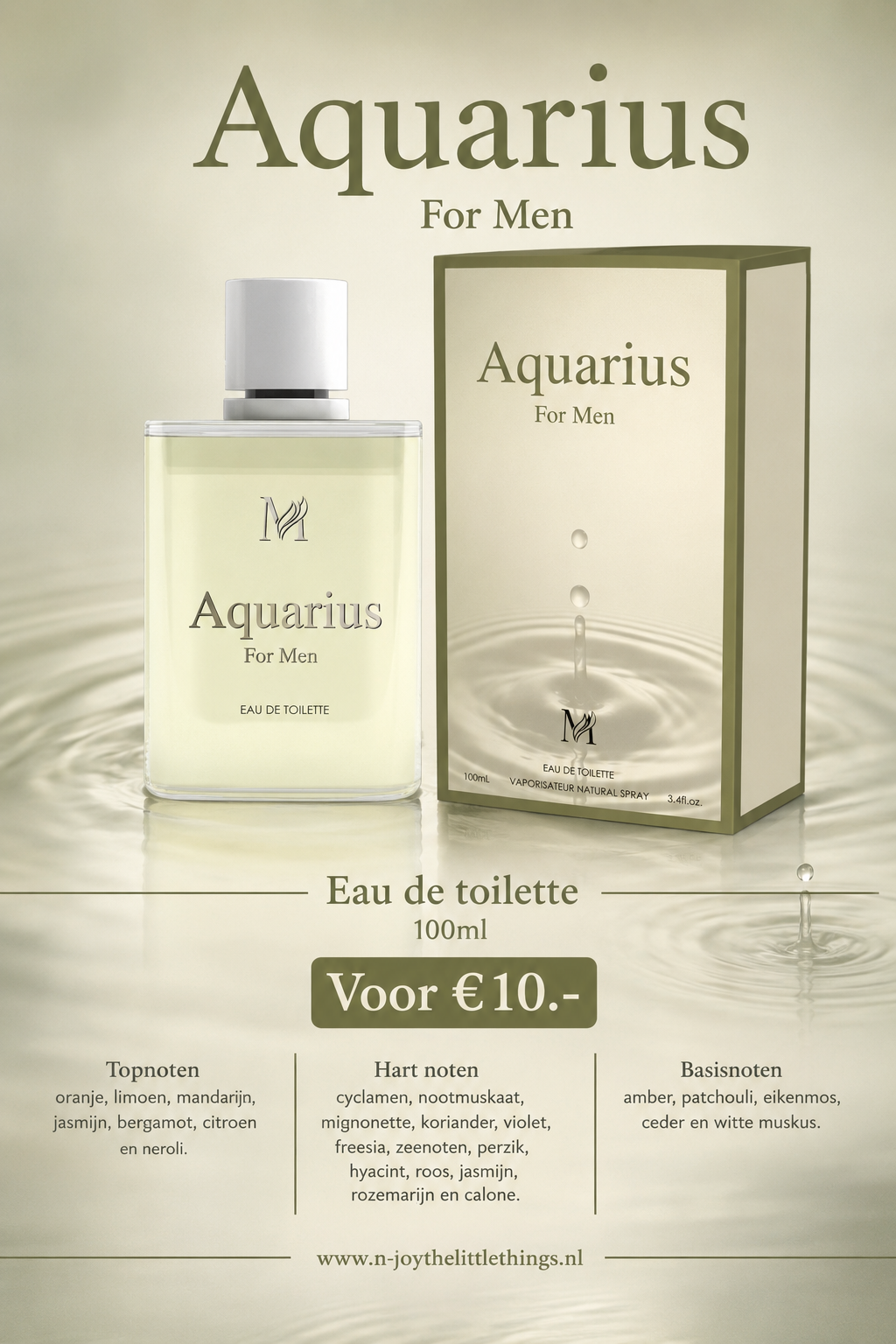 Aquarius eau de toilette