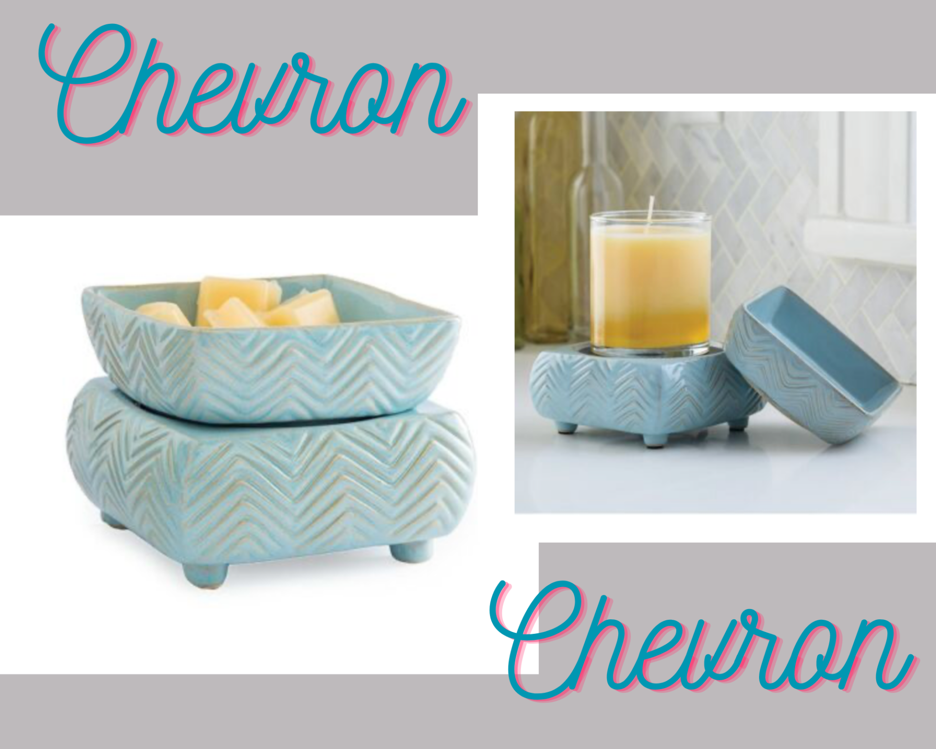 Candle warmer Chevron
