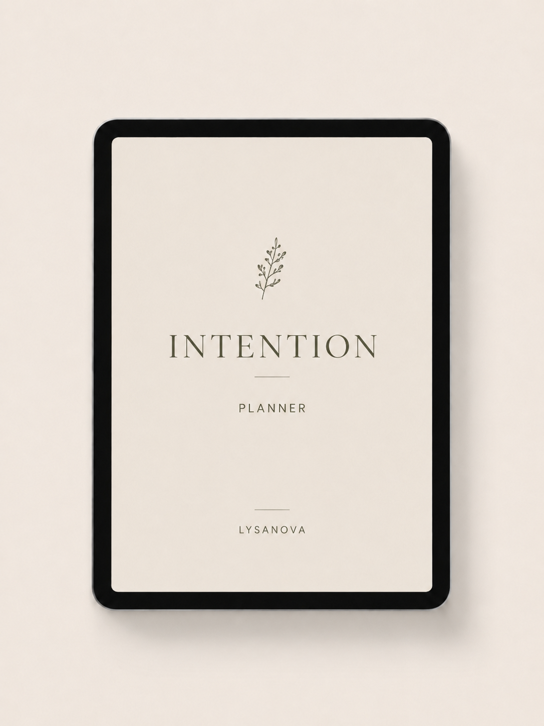 Lysanova Intention Planner – Planner guidato di 13 settimane