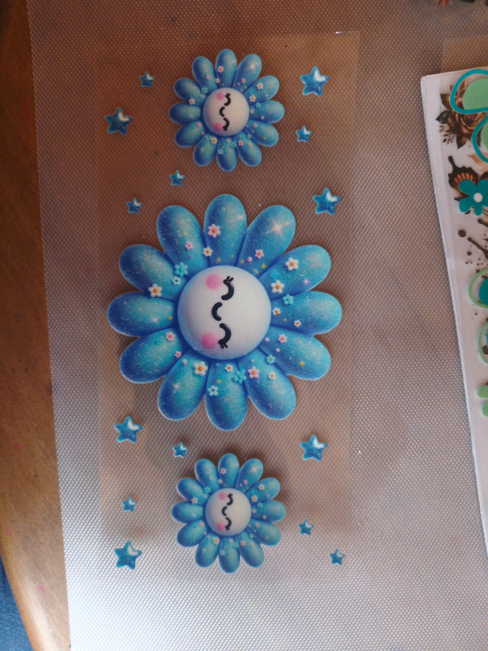 UV dtf Sticker Blumen