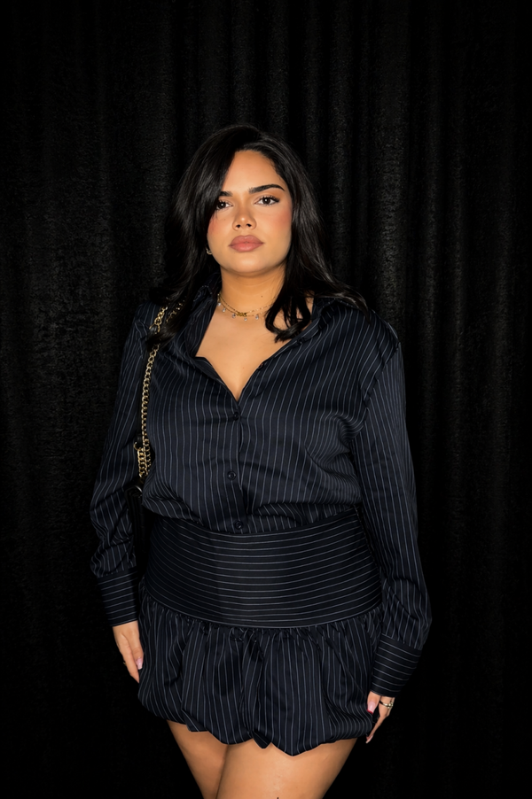 Ensemble robe chemise & jupe bouffante
