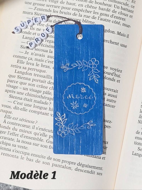 Marque-page "merci" super prof