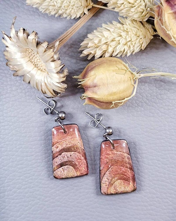 Boucles d'oreilles clous "Roxane"