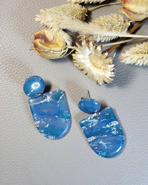 Boucles d'oreilles clous "Elise"