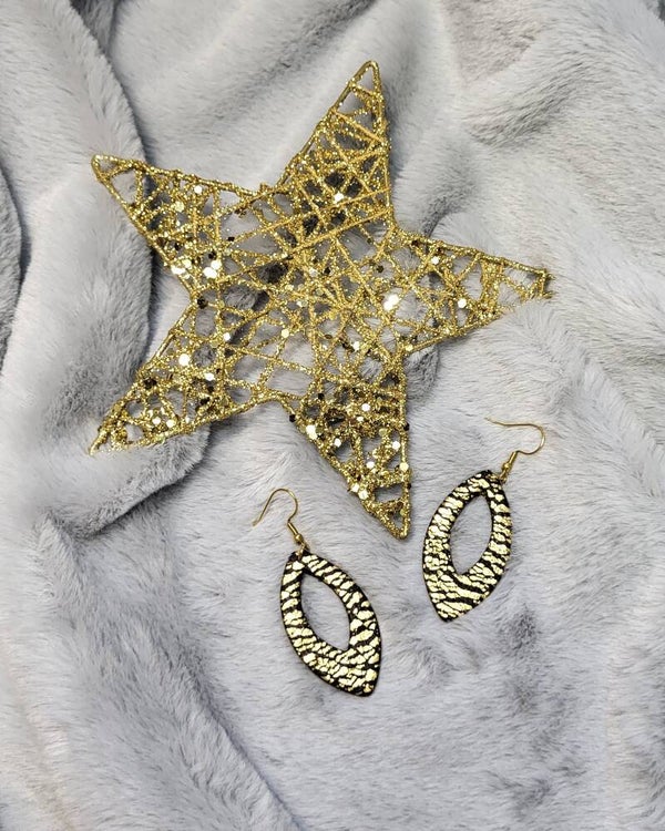 Boucles d'oreilles "Éclat doré"