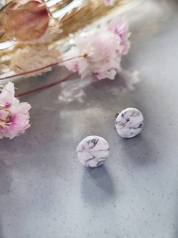 Boucles d'oreilles puces "Thaïs"