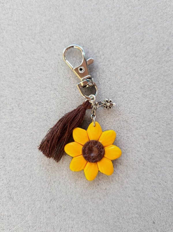 Porte-clés tournesol