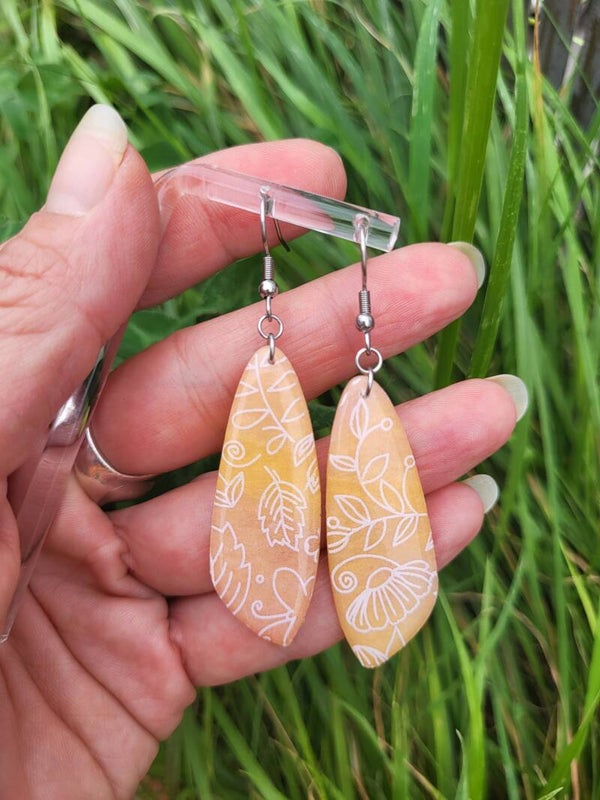 Boucles d'oreilles pendantes "Aurelia"