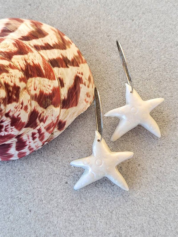 Boucles d’oreilles étoile de mer