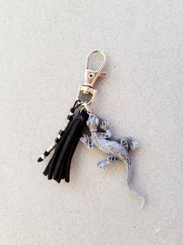 Porte-clés lézard