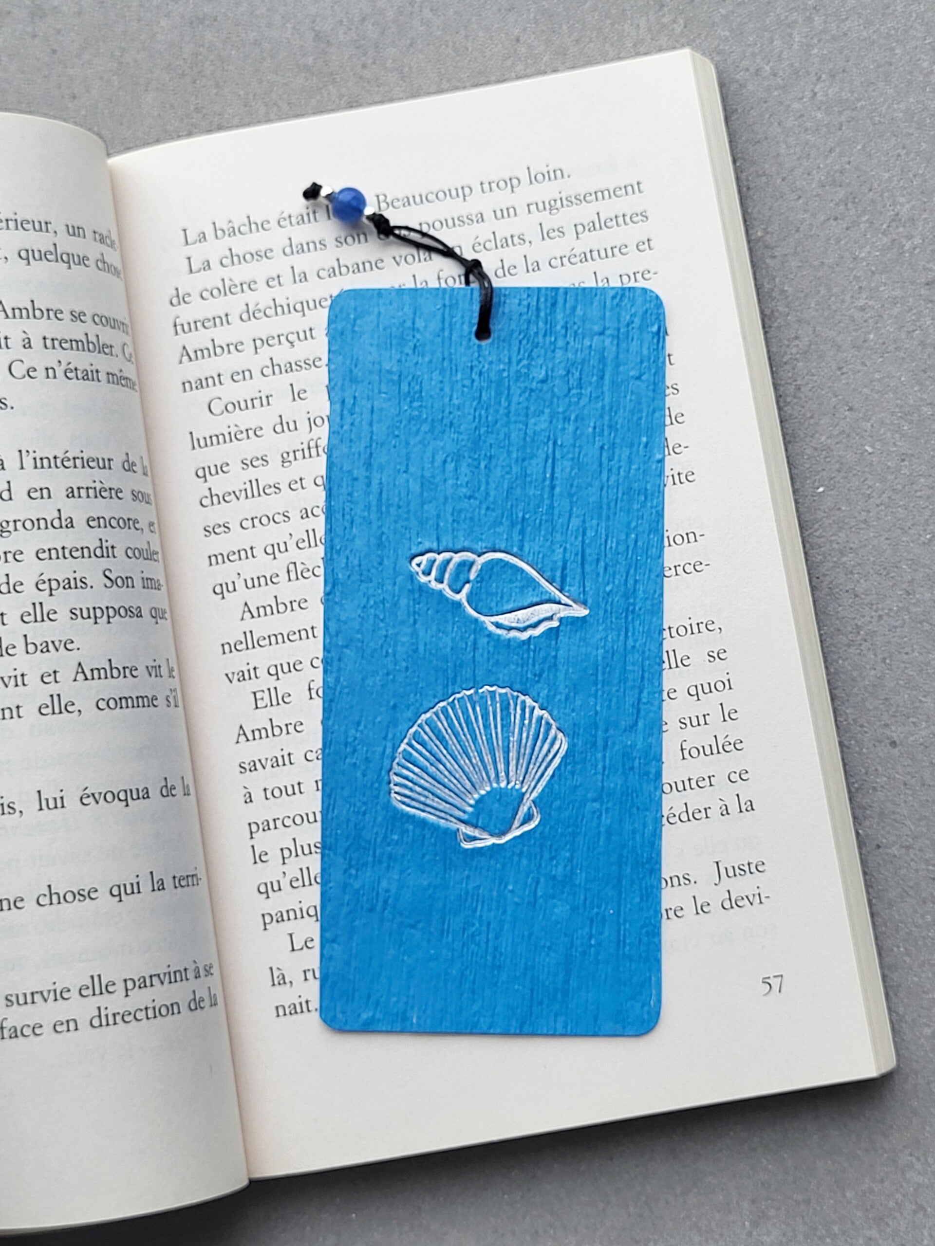Marque-page coquillage | différents coloris