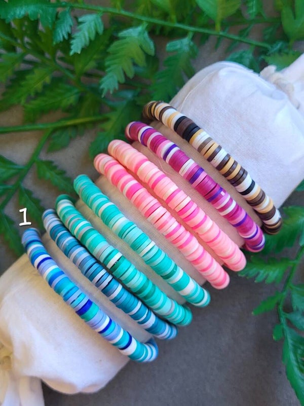 Bracelet Heishi multicolore | Collection Été & Bohème
