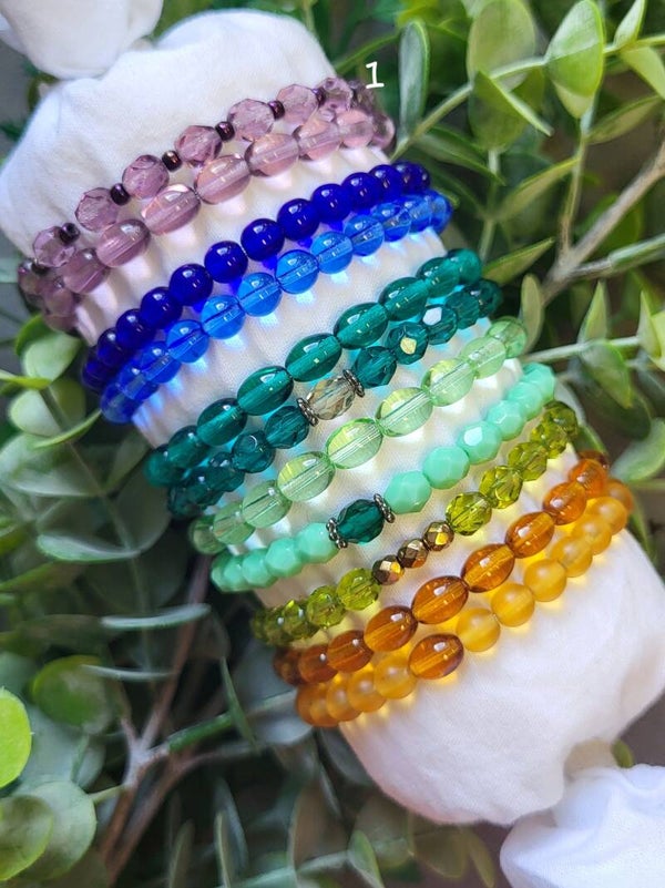 Bracelet en cristal de Bohême | collection arc-en-ciel