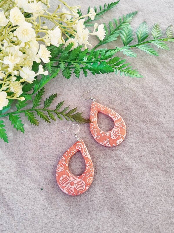 Boucles d'oreilles "Capucine"