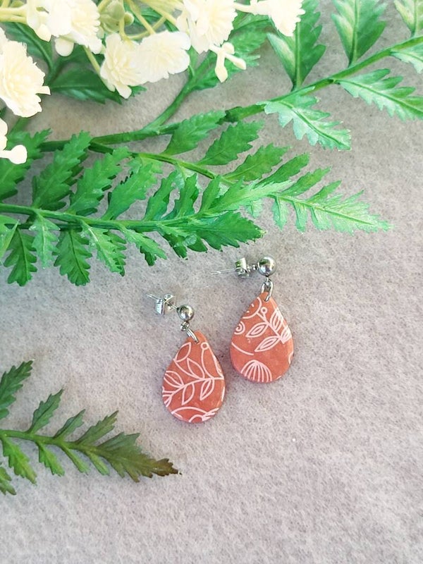 Boucles d'oreilles "Solane" | Clous d'oreilles pendants