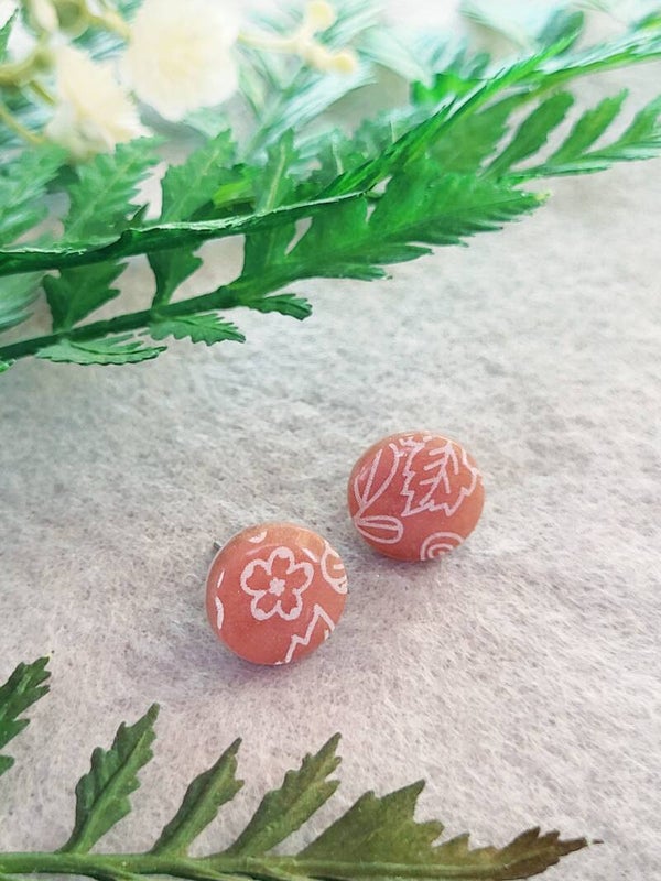 Boucles d'oreilles "Zélie" | puces d'oreilles