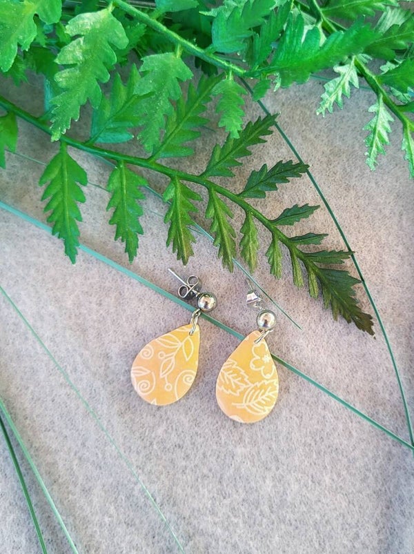 Boucles d'oreilles "Aurore" | Clous d'oreilles pendants