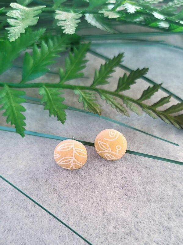 Boucles d'oreilles "solange" | puces d'oreilles