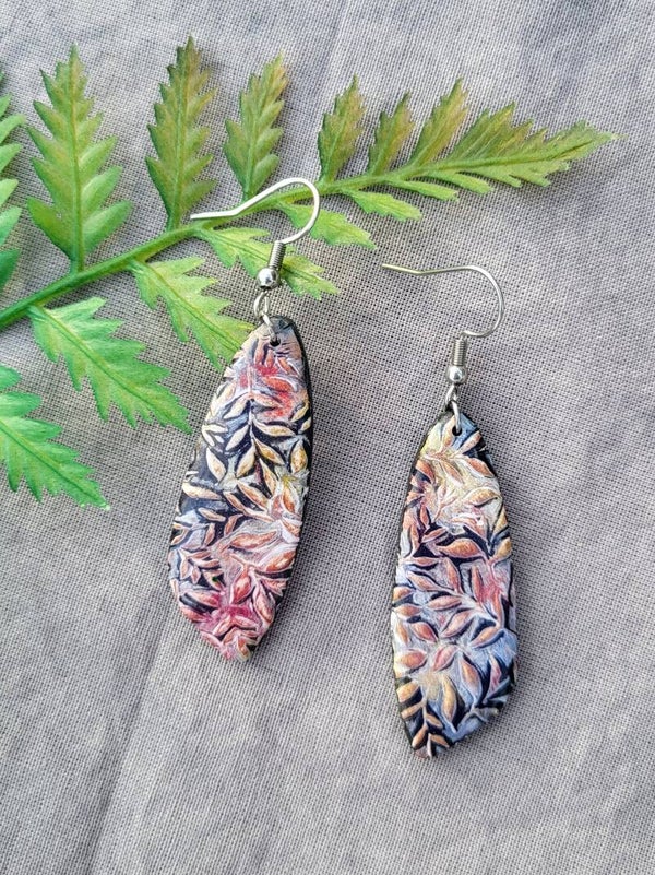 Boucles d'oreilles pendantes "Izia"