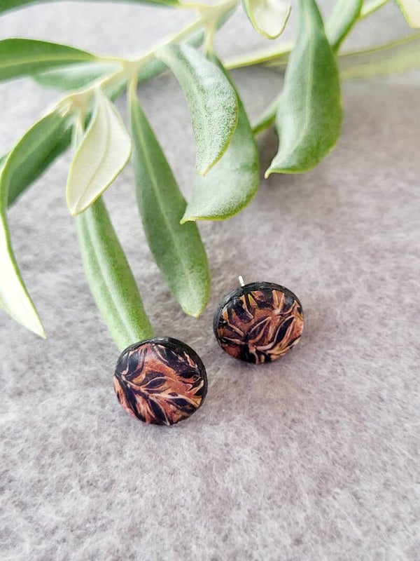 Puces d'oreilles « Yuna » | puces d'oreilles