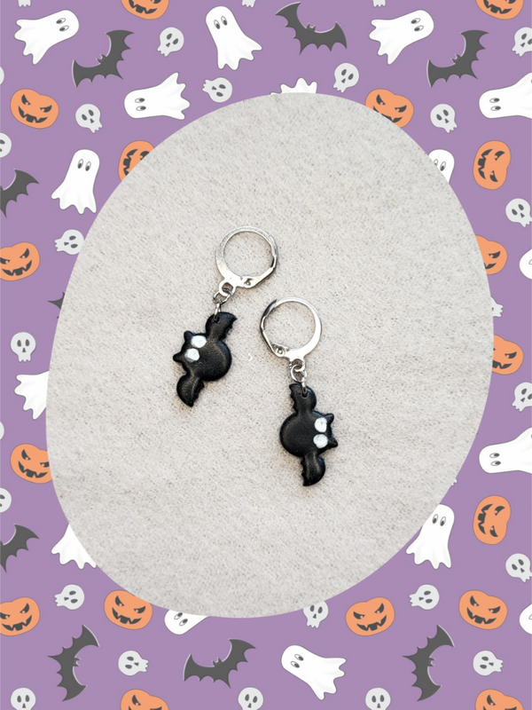 Boucles d'oreilles halloween 🦇