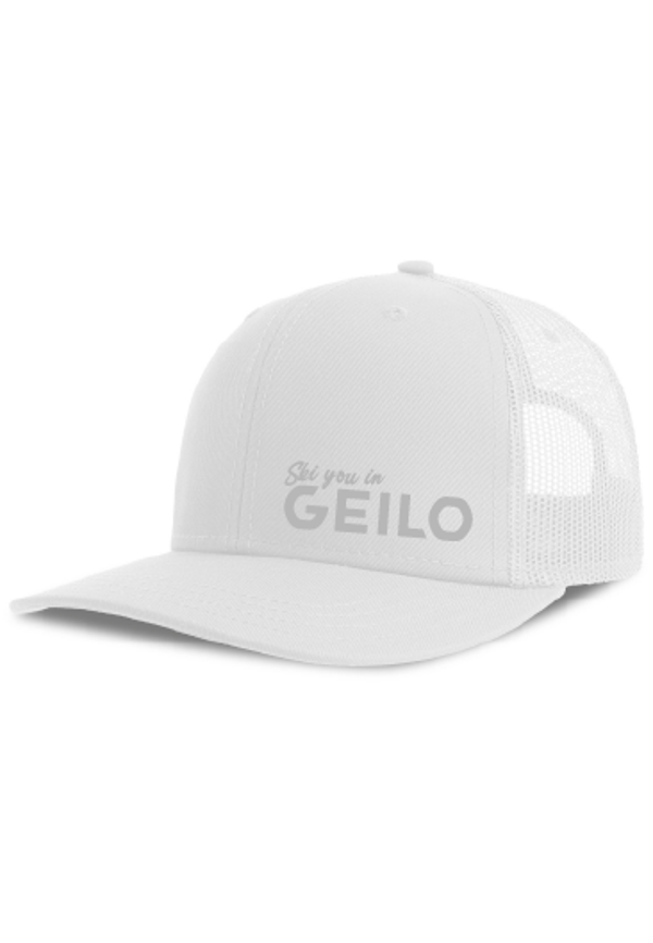 Sonic Trucker caps-Brodert med Ski You In GEILO