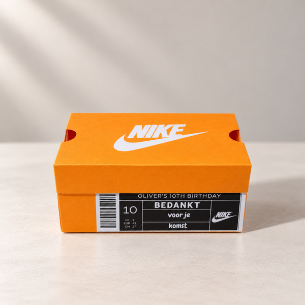 Mini Nike & Jordan shoebox traktatiedoosje
