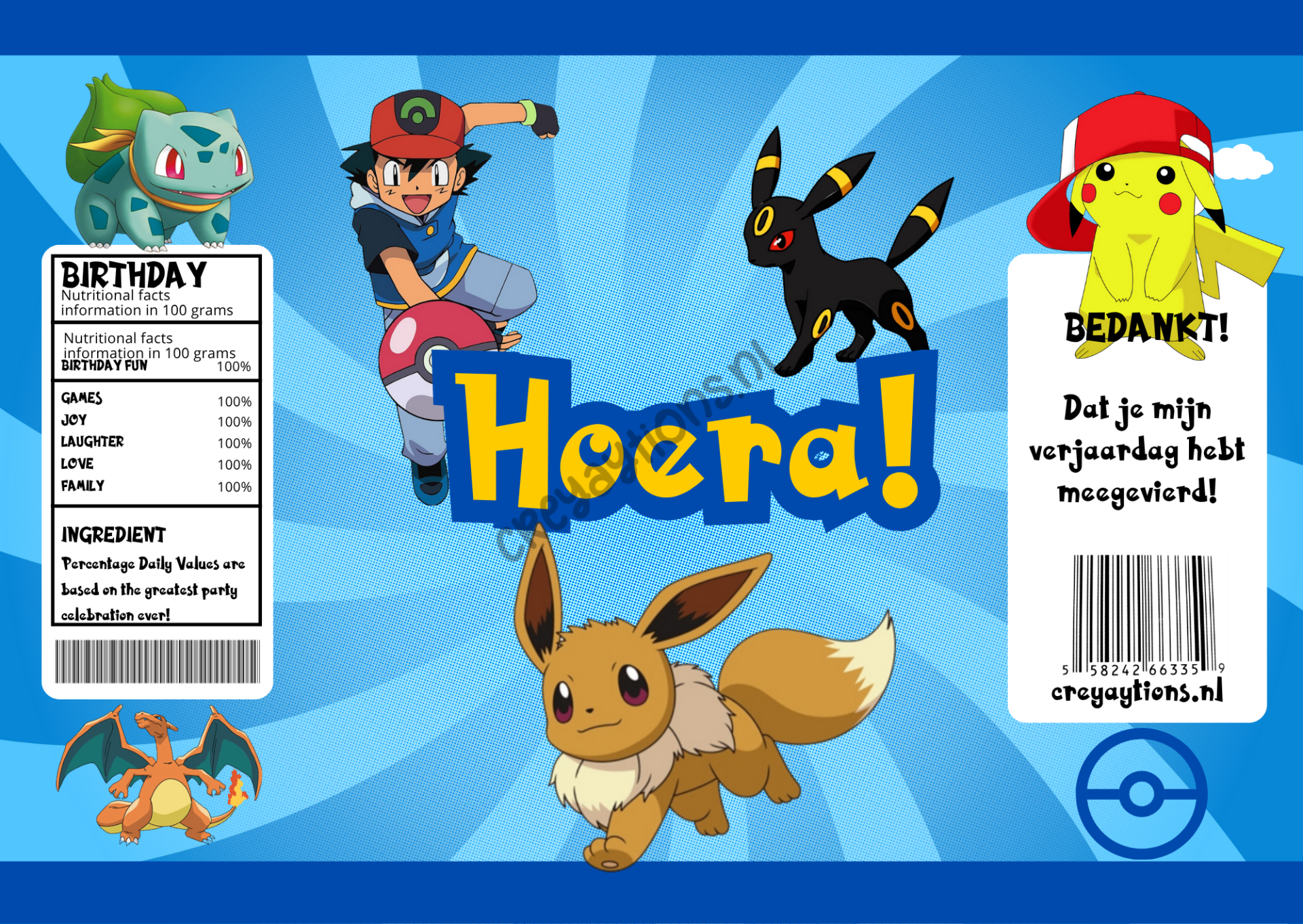 Printable Chipswikkel Pokemon – Zelf printen | CreYAYtions - Pokemon traktatie DIY