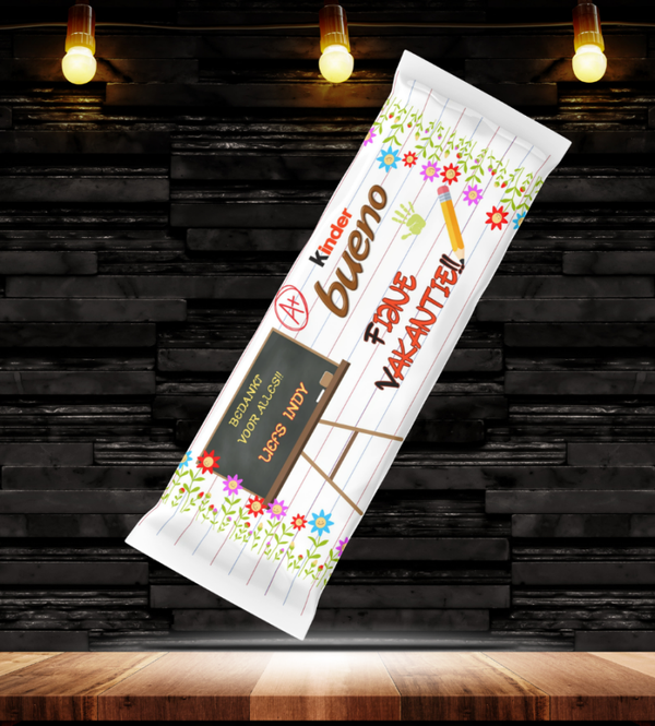 Kinder Bueno Cadeautje voor de Juf of Meester