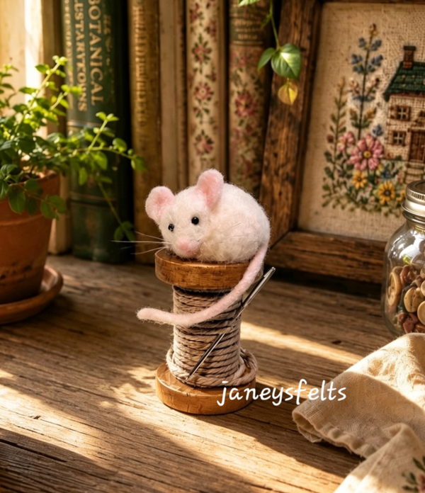 Needle felted Mouse