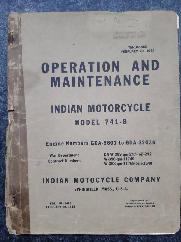 TM10-1485 Indian model 741