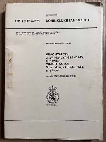 1/2 TH9-314/271 vrachtauto 3-ton Daf YA-314 / Daf YA-324