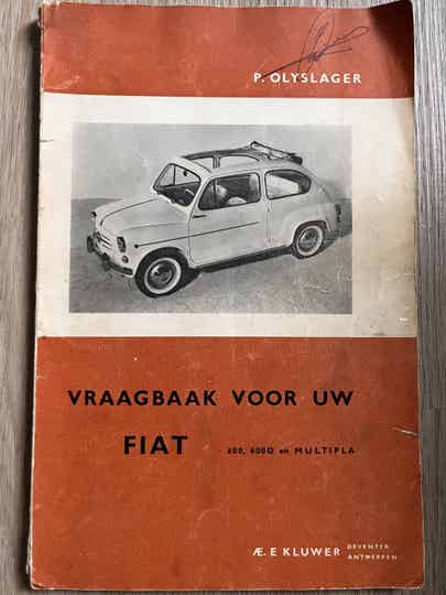 Vraagbaak Fiat 600,600D & Multipla