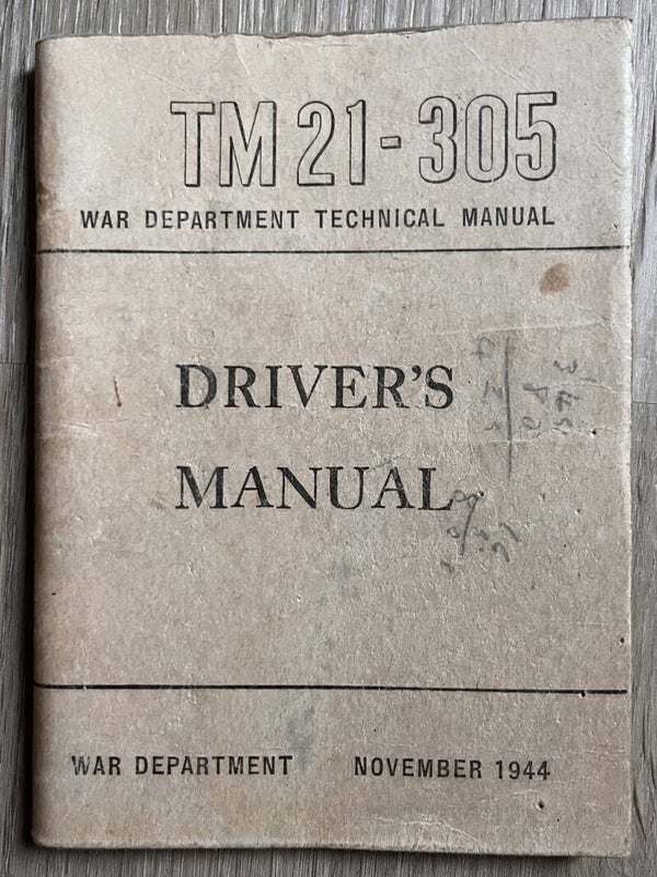 TM21-305 Drivers Manual