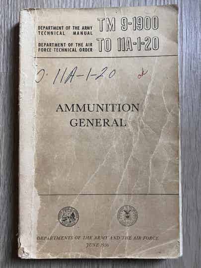 TM9-1900 Ammunition General