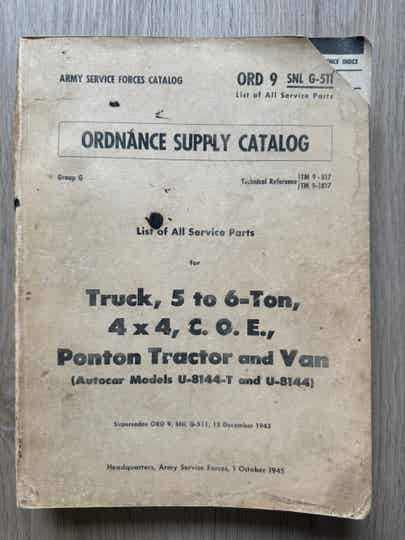 ORD 9 SNL-G511 Autocar U8144-T and U-8144