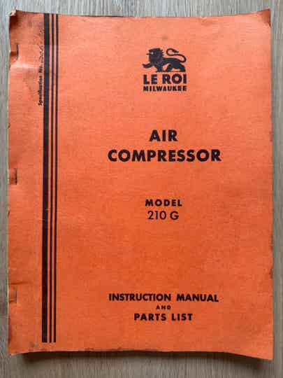 Air Compressor model 210G