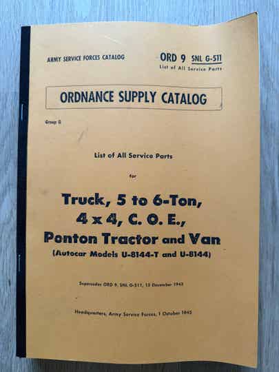 ORD 9 SNL-G511 Autocar U8144-T and U-8144