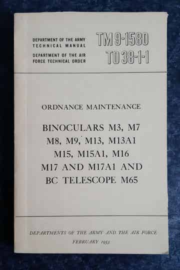 TM9-1580 Binoculars and BC Telescope