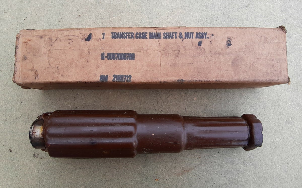 G508 Mainshaft, transfer case Split only | Frank de Rek NOS parts