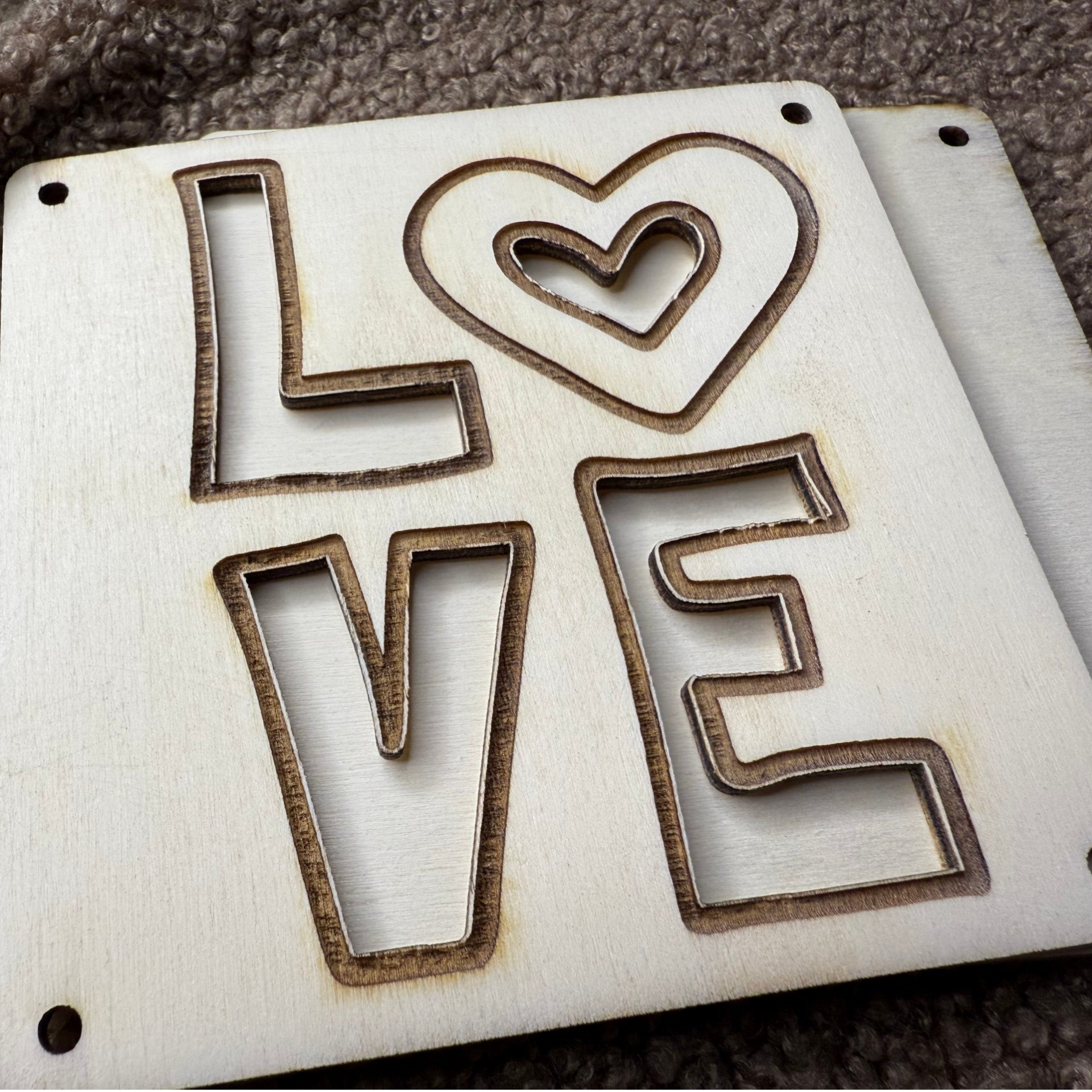 Karte für Gutschein oder Geldgeschenk - Love